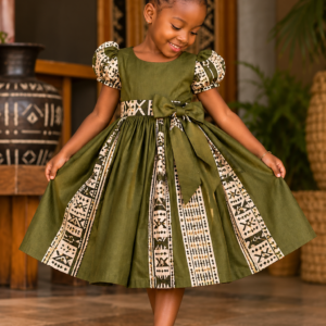 Robe Petite Princesse Olive